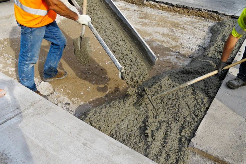 Укладка бетона при низких температурах